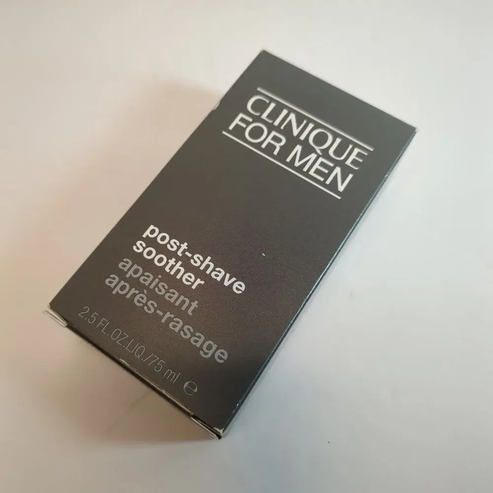 CLINIQUE FOR MEN POST SHAVE SOOTHER FULL SIZE 2.5 fl oz 75ml New In Box Sealed